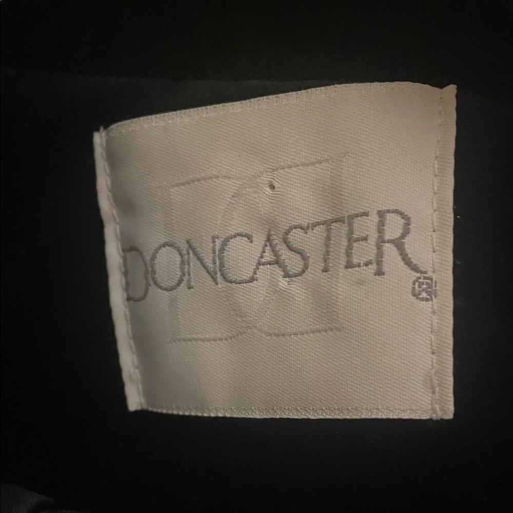 Doncaster Elegant Black Velvet Jacket w/ Gold Buttons - Picture 6 of 9